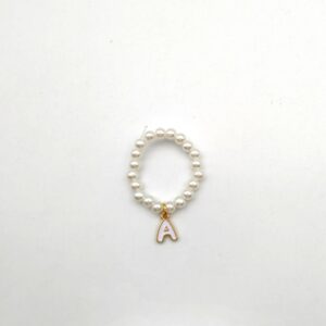 Mini Letter Pearl Necklace for 10cm Labubu 4.0